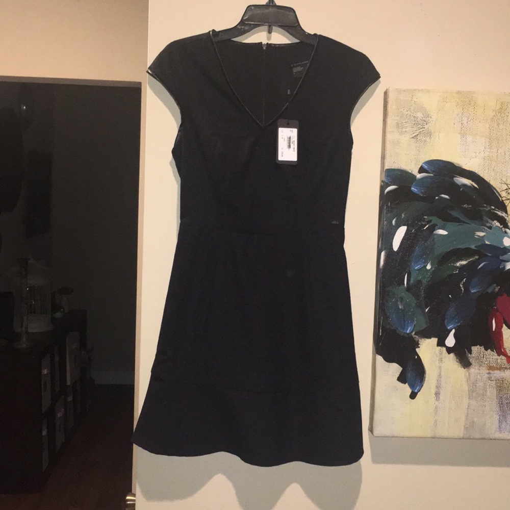 Armani exchange black dress size 2